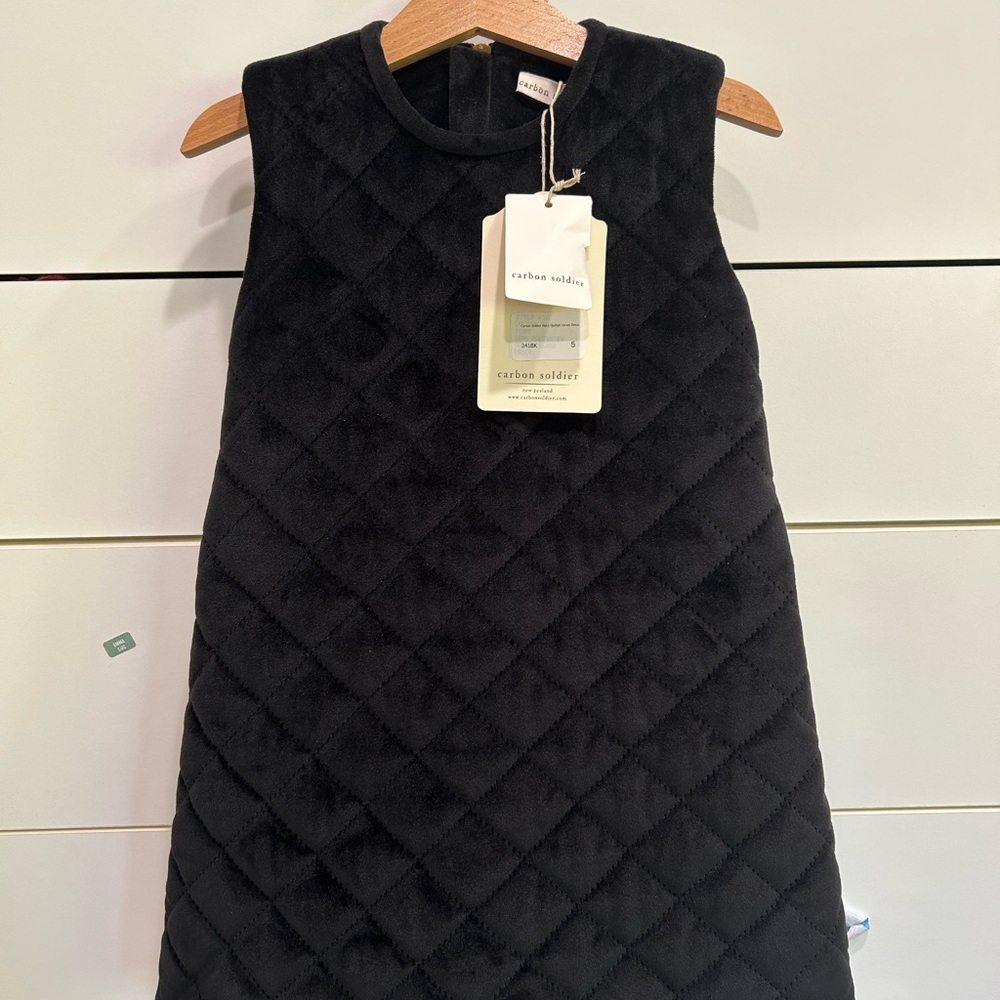 Carbon soldier kids Velvet dress